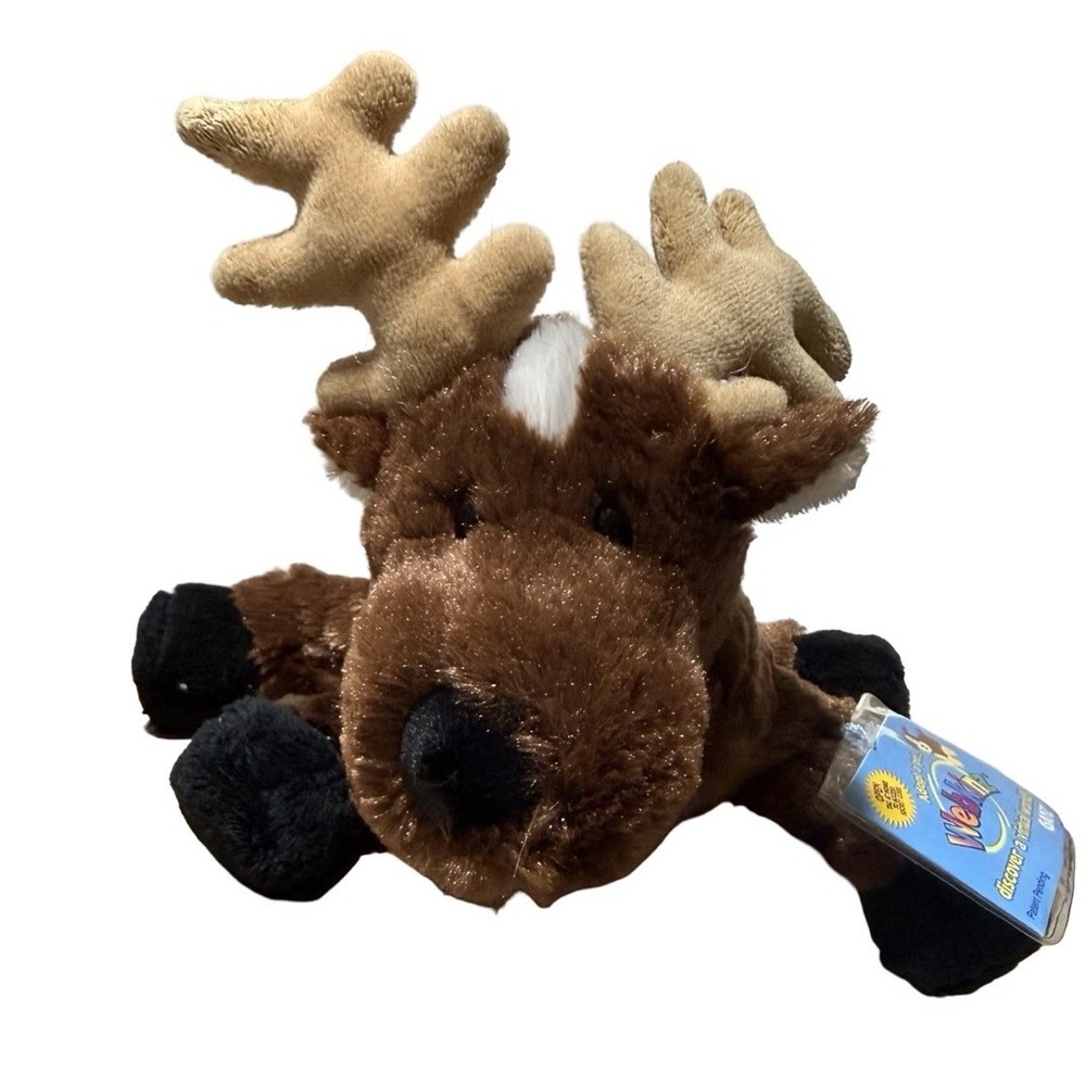 Webkinz Ganz HM137 Reindeer With Code Sealed Plush Stuffed Animal